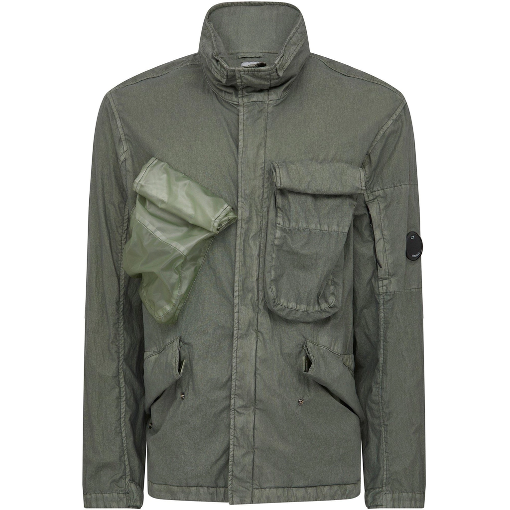 CP Company 50 Fili Gum Mixed Jacket - Agave Grn 627